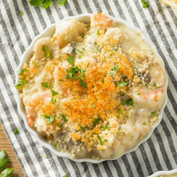 Coquille St Jacques in Shell