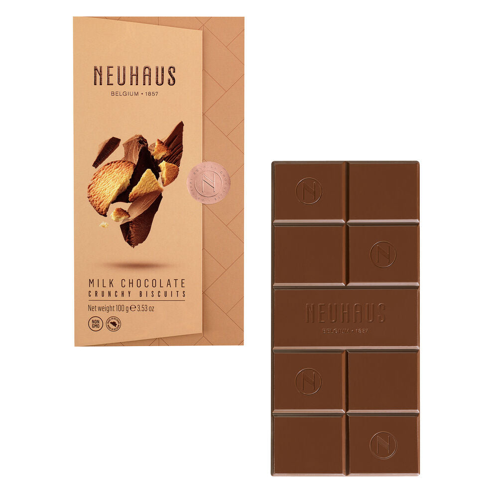 Neuhaus Tablet Milk Chocolate Crunchy Cookies