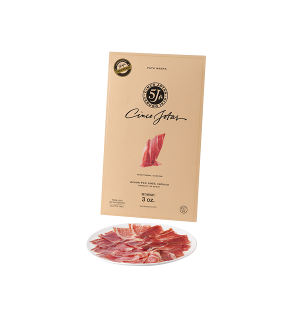 Cinco Jotas Sliced - 100% Ibérico de Bellota Loin - 3oz