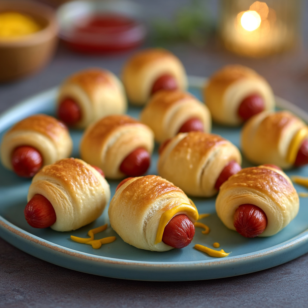 1-Bite Iberico Mini Hot Dog Salchichas in Blankets