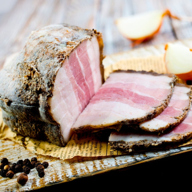 Dry-Cured Italian Pork Cheek (Guanciale)