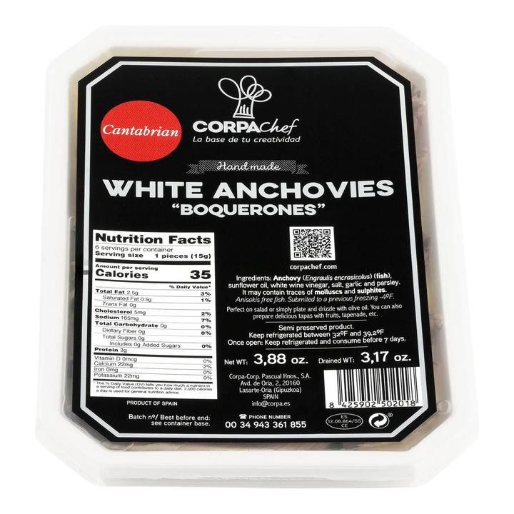 White Anchovies - 3.88oz