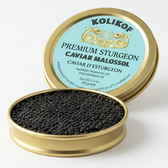 Caviar de esturión premium