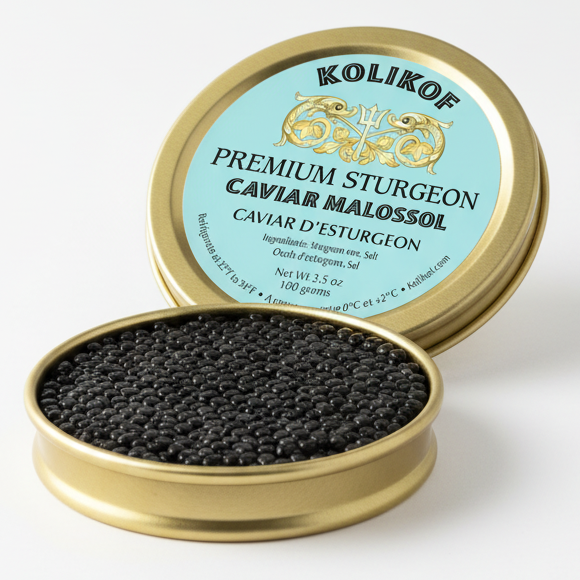 Caviar de esturión premium