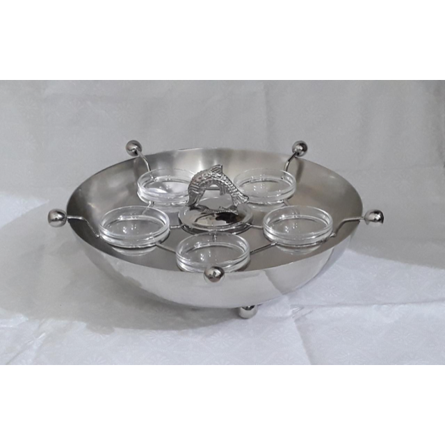 6-bowl Caviar Server