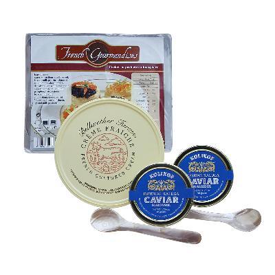 Imperial Kaluga Caviar gift set by Kolikof